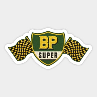 BP super Racing Fuel Sticker